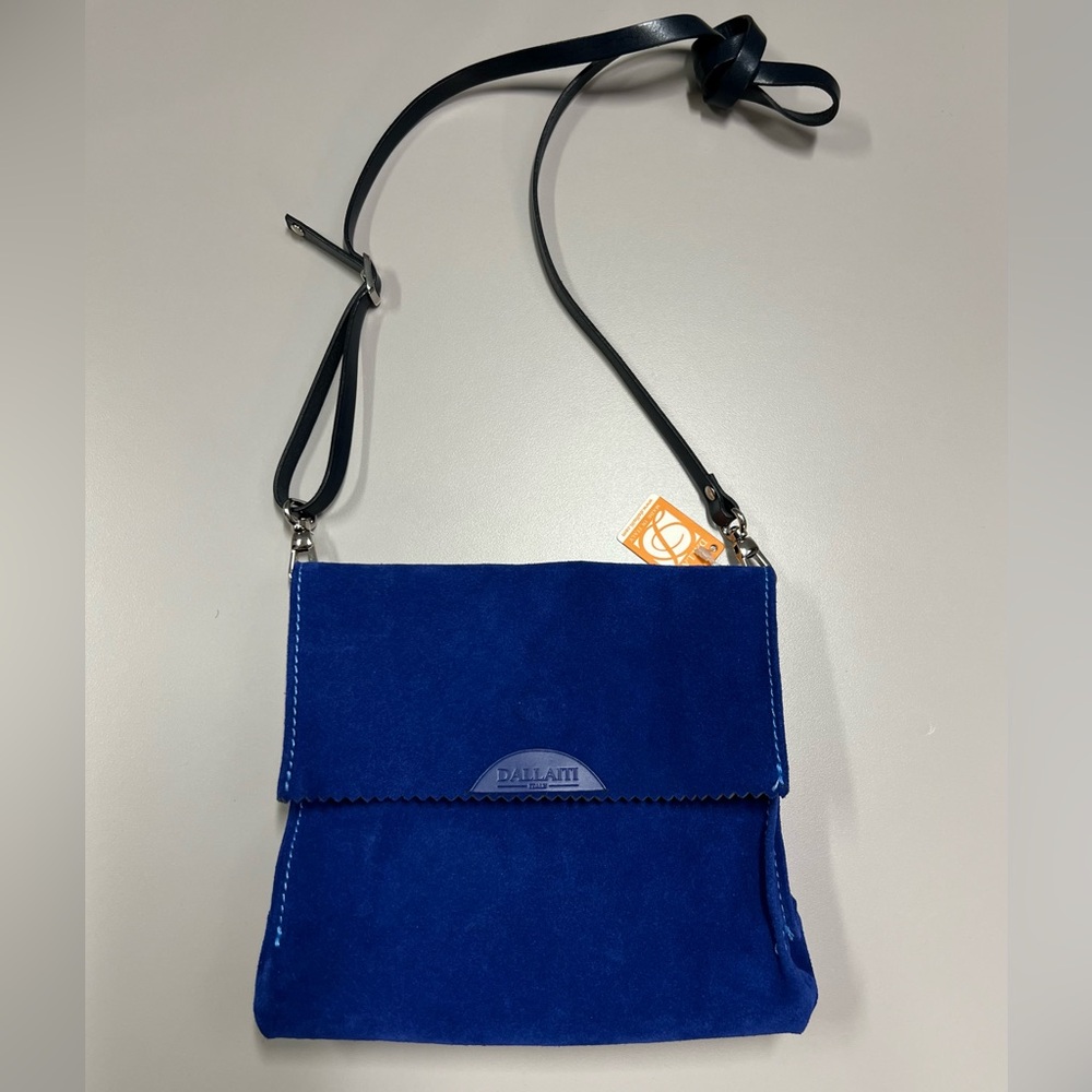 Dallaiti Design Suede and Leather Bag - Picture 3 of 14